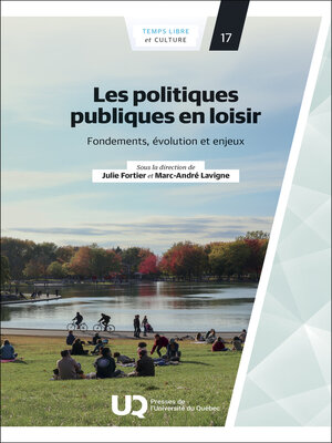 cover image of Les politiques publiques en loisir